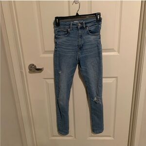 Zara high waisted skinny jeans